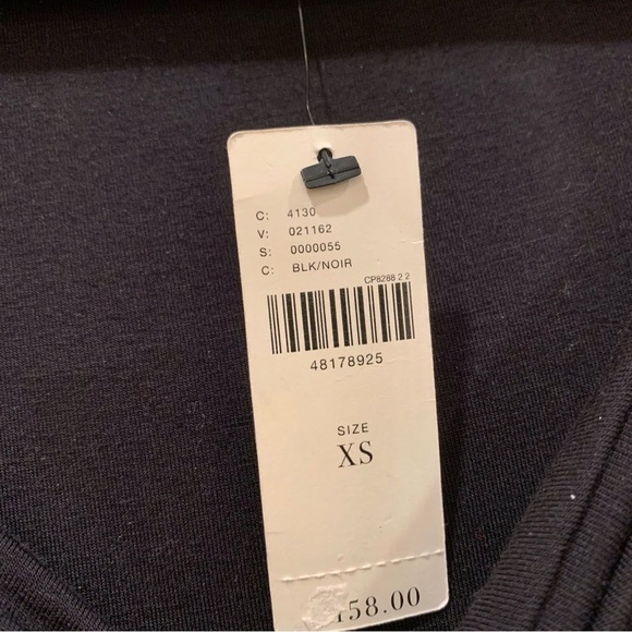 Anthropologie Black Reversible Sweetheart Cut-Out Knit Mini Dress - Picture 9 of 9